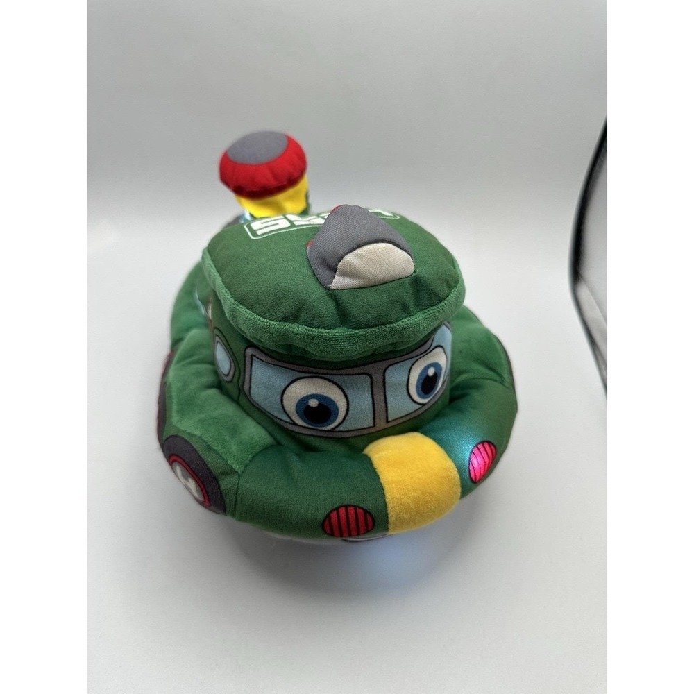 Hess 2023 My First Hess Tugboat Plush Stuffed Toy Green Grey Boat 6 inch